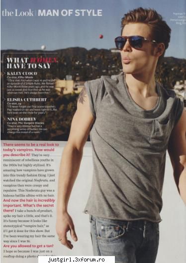paul wesley man style măcar categorie l-a �ntrecut paul wesley ian pentru că are paul fost