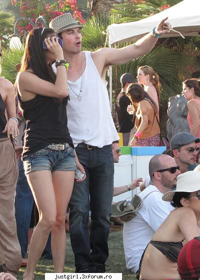 :zzz: ian si nina dobrev la festivalul de muzica coachella