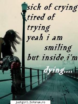 Poze emo, triste - Smiley - Poze